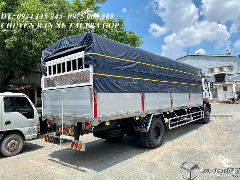 Xe tải Isuzu 7.5 Tấn thùng dài 9m6 Xe tải isuzu FVR34U tải 7T5 thùng siêu dài giá tốt.